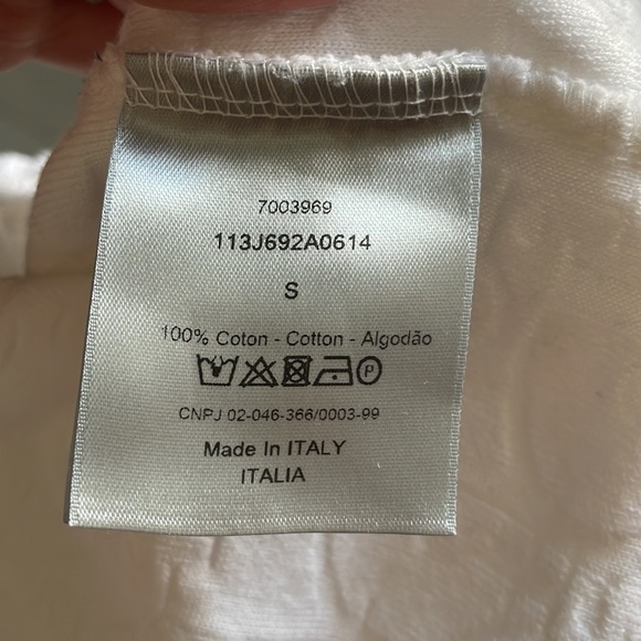 DIOR OBLIQUE T-SHIRT, RELAXED FIT
Off-White Terry Cotton Jacquard - Picture 6 of 7